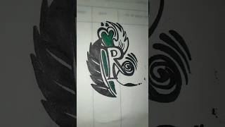 R name tattoo design art tattooart [upl. by Stannfield203]