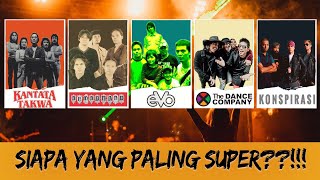 5 SUPERGROUP BAND INDONESIA YANG PERNAH ADA SIAPA YANG PALING HEBAT [upl. by Teillo]