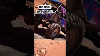 Rowdy drop on the maze At trailhero 2024 themaze sandhollow subscribe offroad samsame [upl. by Karil]