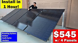 IntegraRack 545 Ground Mount Solar Array Assembled in Less Than an Hour [upl. by Dafodil942]