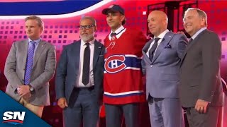 Montreal Canadiens Select Michael Hage With 21st Pick In 2024 NHL Draft [upl. by Trawets]