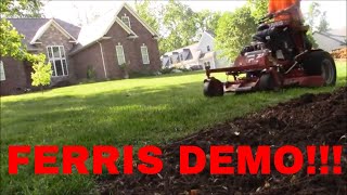 Ferris Stand On Mower Demo [upl. by Brandie]