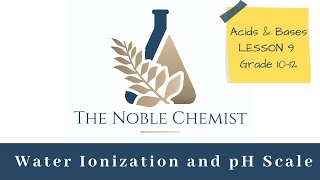 Water Ionization Constant Kw and pH Scale [upl. by Woodford]