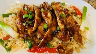 Como Hacer Chicken Teriyaki  fácil y Económico [upl. by Nomrac]