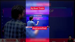 SqRoot Trick Above 100 by Navneet Sir  viralmathtricks shorts [upl. by Akenahc]