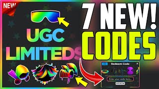 NEW ALL WORKING CODES FOR UGC LIMITED IN SEPTEMBER 2024 ROBLOX UGC LIMITED CODES [upl. by Nerag548]