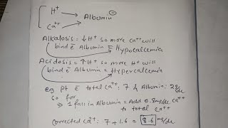 How to find corrected calcium value [upl. by Ezitram134]