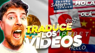 Como Traducir Videos de Ingles a Español con IA  RAPIDO y Facil [upl. by Ahsinet]