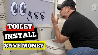 HOW TO INSTALL A TOILET DIY STEPBYSTEP [upl. by Einahpet]