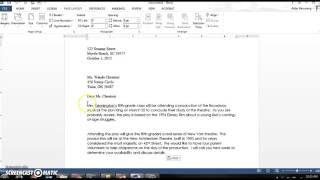 How to Setup Business Letters [upl. by Greenman]