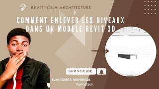 Leçon 8  comment enlever les niveaux dans un modèle revit 3 D [upl. by Acisseg]