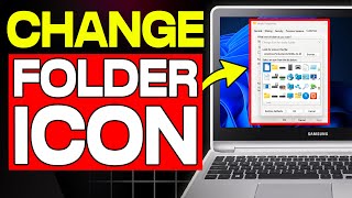 How to Change The Folder Icon with Another Photo  Windows 11 [upl. by Yruok129]