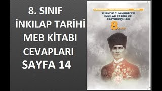 8 Sınıf İnkılap Ders Kitabı Cevapları Sayfa 14 MEB [upl. by Laehcim]