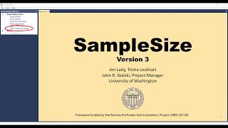 Program SampleSize Addendum ViRDCt Full and Reduced Model Additions [upl. by Marr594]