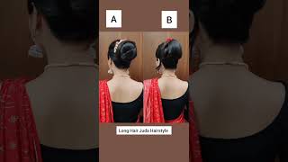 Which one you like hairstyle youtubeshorts vaishalitiwari hairstyle shortsfeed messyhair [upl. by Mohl]