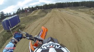 MotoSportcom Helmet Cam Ken Bengtson  Rödeby MK Sweden [upl. by Ahsial]