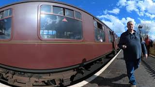 Hagley Hall 4930 at Platform 1 Bewdley Station SVR [upl. by Balthasar]