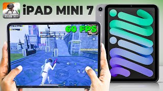 iPad mini 7 BGMI Test Review After 20 Days with FPS 🔥 [upl. by Karry]