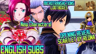 Opening Scarlet by ReoNa Microtransactions Story DLCs Monthly Raid  SAO Alicization Lycoris [upl. by Kern]