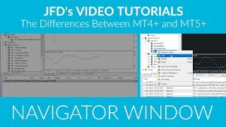 Navigator Window  Differences between MT4 and MT5 Platforms [upl. by Evita299]