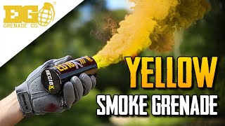 EG18X  Yellow Smoke Grenade  Smoke Bomb  Smoke Effect [upl. by Trainer]