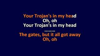 Atlas Genius  Trojans  Karaoke Instrumental Lyrics  ObsKure [upl. by Laurie]