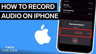 How To Record Audio On An iPhone [upl. by Kluge]