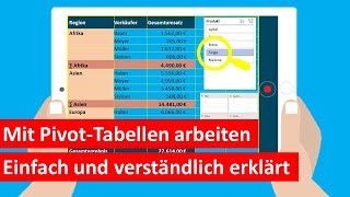 Excel Pivot Tabelle erstellen  Schritt für Schritt erklärt Tipps amp Tricks [upl. by Jocko]