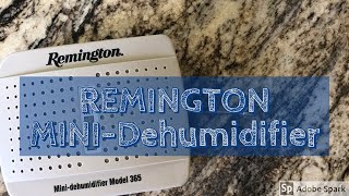 REVIEW REMINGTON MINIDEHUMIDIFER MODEL 365 [upl. by Arnst765]