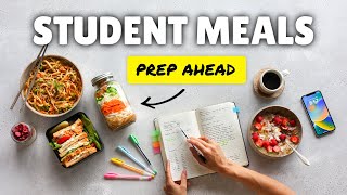 Easy STUDENT recipes MEAL PREP friendly 🍱 [upl. by Aner]