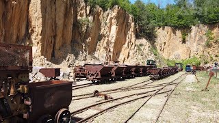 Feldbahn Dossenheim 600 mm  Steinbruch Leferenz 2022 [upl. by Malonis409]