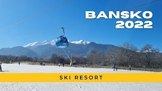 Walk tour Bansko Ski Resort  Bulgaria  2022 [upl. by Heiney]