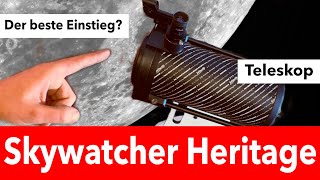 Skywatcher Heritage 130p  Review zum besten Teleskop für Anfänger oder Einsteiger [upl. by Enyrhtac]