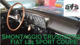 SMONTAGGIO CRUSCOTTO FIAT 124 SPORT COUPE  DASHBOARD DISASSEMBLY FIAT 124 SPORT COUPE [upl. by Eeloj193]