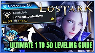 How to Level Up  Get to Max Level FAST  New Lost Ark 2022 Leveling XP Guide  1 to 50  Lost Ark [upl. by Sears715]