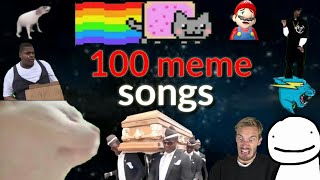 100 meme songs with real names [upl. by Midis889]