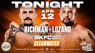 BKFC Fight Night CLEARWATER  FREE LIVE EVENT [upl. by Janos597]