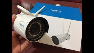 Reolink410W 4MP5MP Security Camera with Howtos  Infrared worth the money [upl. by Oijres416]