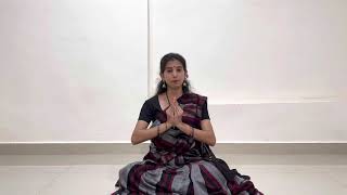 KAPOTA HASTA  Viniyoga  Shloka  Bharatanatyam  Classical Dance  Nrityarangam Dance Studio [upl. by Garret]