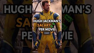 Hugh Jackman’s Salary Per Movie 💰 movies hollywood [upl. by Ollehto]