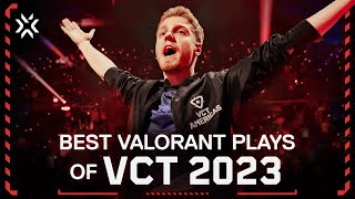 The Best 15 Plays Of VALORANT Champions Tour 2023 [upl. by Nauqas]