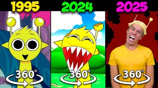 360° VR Incredibox Sprunki 1995 vs 2024 vs 2025 [upl. by Arihat]