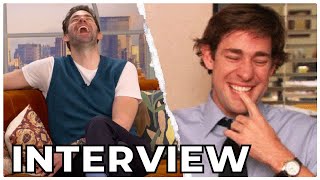 John Krasinski Picks Funniest THE OFFICE Blooper EVER  Interview [upl. by Kress]