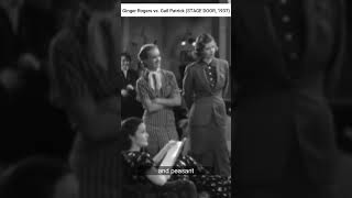 1930s Savage Roasting Ginger Rogers vs Gail Patrick STAGE DOOR 1937 [upl. by Eekram]