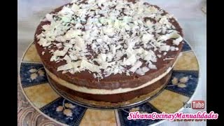 Receta Torta 3 Chocolates Sin Cuajada  Silvana Cocina [upl. by Brian]