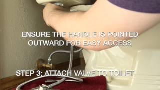 Luxe Handheld Bidet Shattaf Sprayer Toilet Installation Instructions [upl. by Aneda]