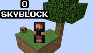 o Skyblock 1 [upl. by Hamel]