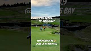 Ace on No9 at Chambers Bay golf holeinone [upl. by Noral]