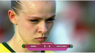 2024 Hollywoodbets COSAFA Women’s Championship  Zambia vs South Africa  The Final  Penalties [upl. by Nappy998]