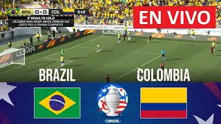 🔴BRASIL vs COLOMBIA EN VIVO  Copa América 2024  Partido En vivo hoy [upl. by Wandis]